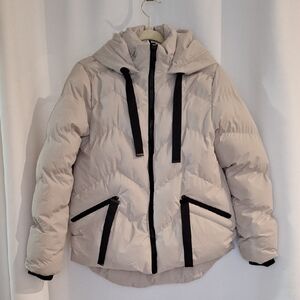 Saint & Sinner Women's Beige Puffer Jacket Size M